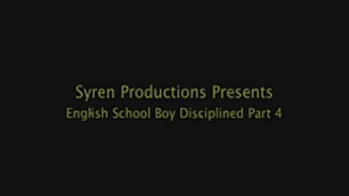 English School Boy Disciplined Part 4