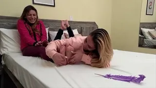 Marcia And Melissa's Return - MELISSA TICKLED