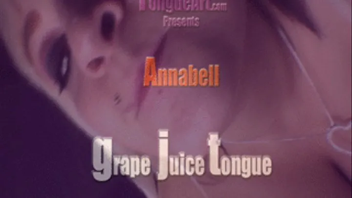 Anabell Grape Juice Tongue