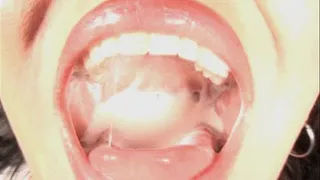 Mandy Open Mouth Swallowing
