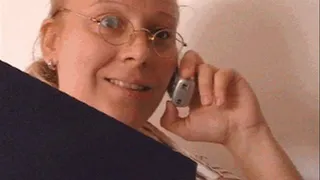 Pregnant secretary is crazy for cock. Part 1.