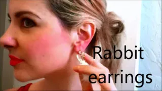 Rabbit earrings