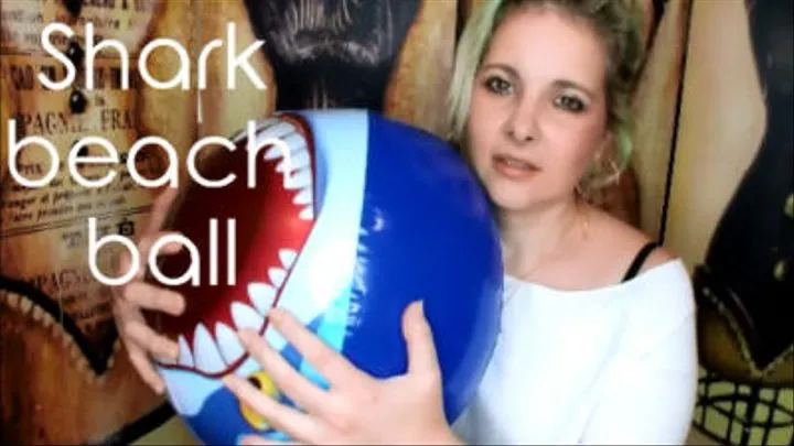 Shark beach ball