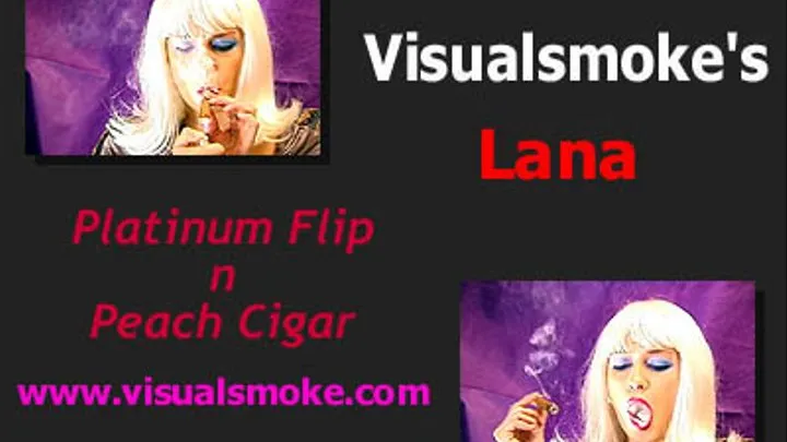 Visualsmoke's Lana: Platinum Flip n Peach Cigar