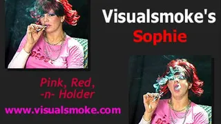Visualsmoke's Sophie: Pink, Red, and Holder