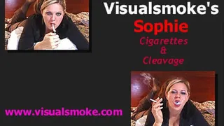 Visualsmoke's Sophie: Cigarettes & Cleavage