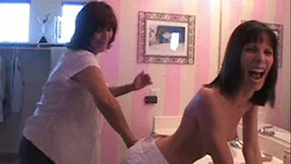 My Sexy Step-Mom - Cutting My Hair & Spanking My Ass