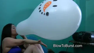 24-Inch Snowman Print Balloon B2P