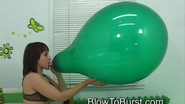 Slow 24-inch Qualatex Balloon Blow 2 Pop- Now