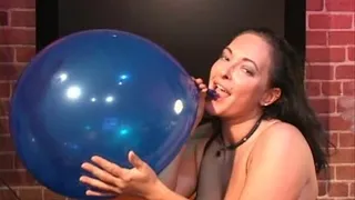 Kedra's Live Cam Balloon Blow To Pop- Now