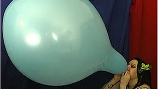 Kat's 24 Inch Balloon Blown To Pop