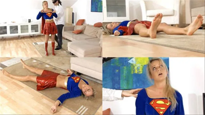 Janine - Supergirl Freezed and KOed by the Black Pirate