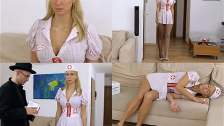 Cathy - Under Control - Nurse in Fishnets & Barefoot