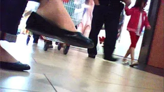 Extra loose ballet flats at the mall - PART 2