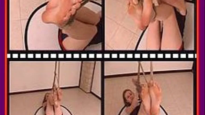 The foot bondage girl