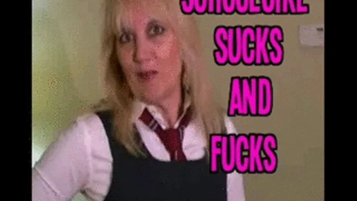 n695 Slut Rebecca Playing The Schoolgirl Slut And Enjoys Sucking and Fucking