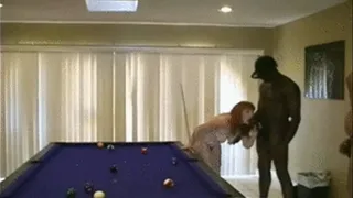 I098 Hotwife sluts fucking Big Black Cock In The Pool Room