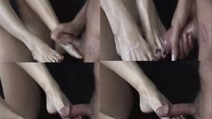 319 Hot Foot Action - MILF Does A Great Foot Job Parts I, II and III - #1v319