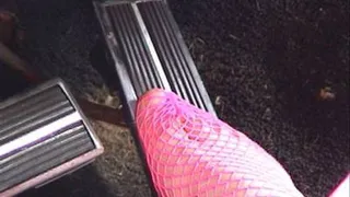 Lily Revs 440 in Fishnets Full Foot Shot