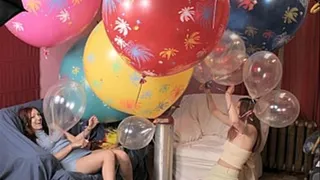 Mel & Mel - Huge helium inflated balloons