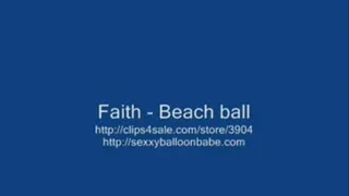 Faith - Beach ball