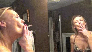 Stormy Puts on Makeup and Smokes