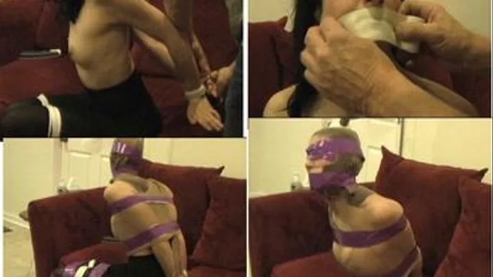 Nyxon ROPED, TAPPED and definitely GAGGED smwm