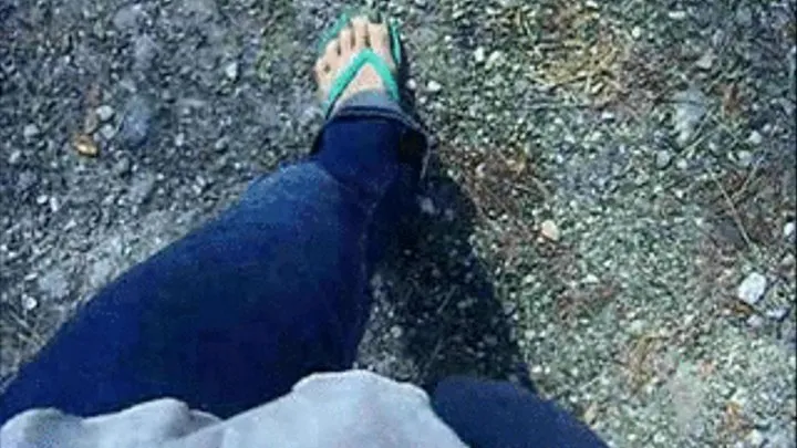 Walking In Thin Flip Flops