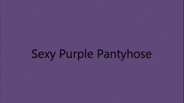 Sexy Purple Pantyhose