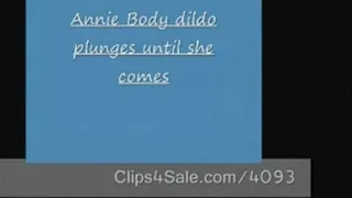 Annie Body's anal toy show