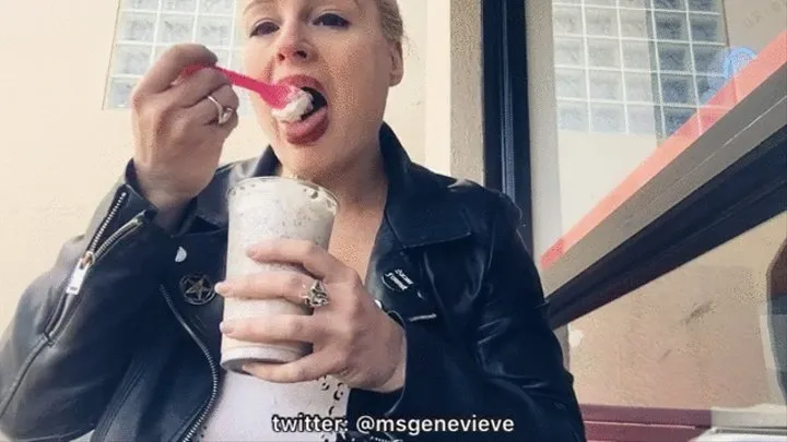 Burping Domme Publicly Humiliates you on a date to Chocolate Bar in Houston for a Shake