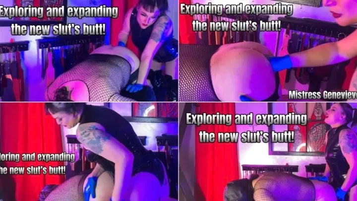 Partied Butt Slut takes it all in for Mistress Genevieve