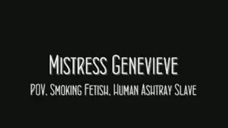 You are my smoking fetish ashtray slave, kneell and serve POV