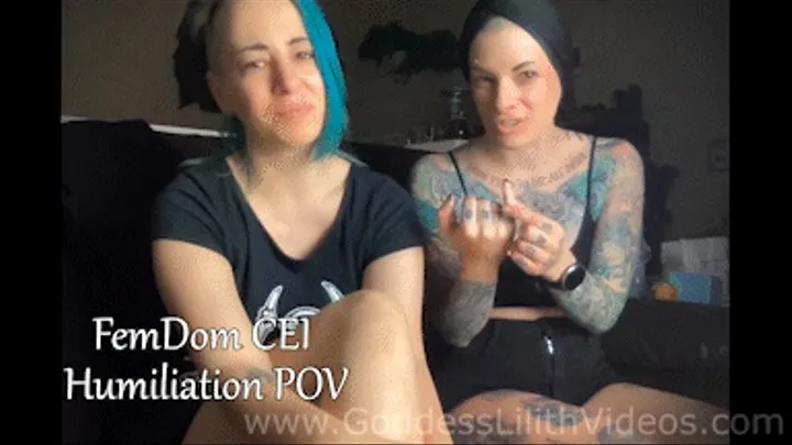 FemDom CEI humiliation POV feat Miss Bat