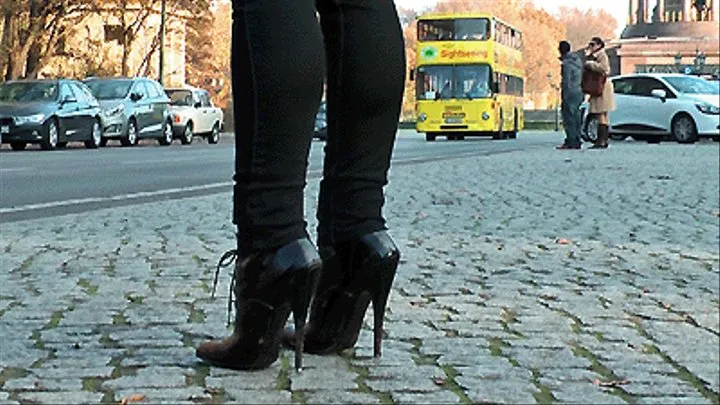 One Day In Locked High Heel Boots - Part 1 C