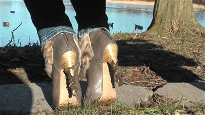 Booties In A Park