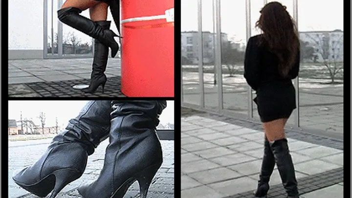 Black Thigh High Boots - Full Version