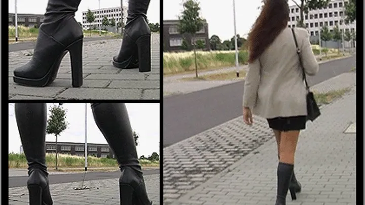 Black Platform Boots - Part 1