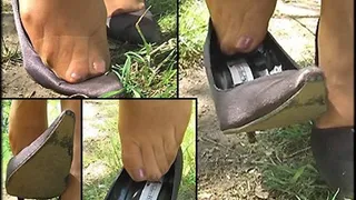 Black Classic Pumps - A Walk 3 - Part 3 - CUT C