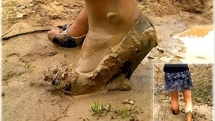 Helpless Minni II - Peep Toe Pumps In The Mud - Part 3