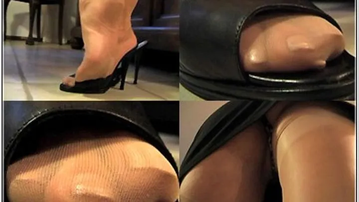 Shoeplay In Nylons&Mules IV