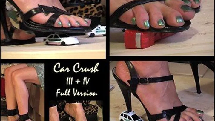 Car Crush III + IV - Black Sandals