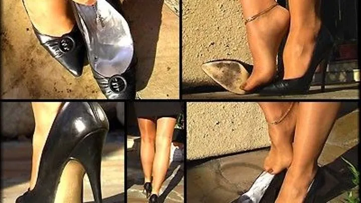 Black Leather Pumps - Part 2