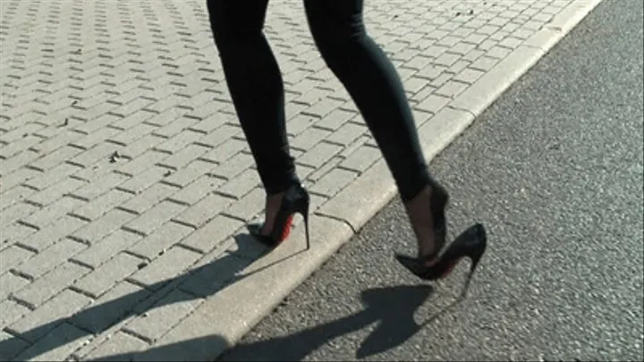 A Long Trip In Louboutin SoKate & FF Nylons