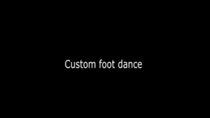 Custom big foot dance