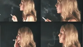 Becca Smokes in Profile