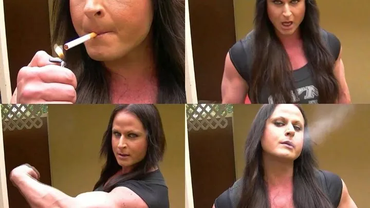 Nuriye Evans Smoking & Flexing