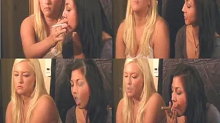 Dakota & Brooklyn Share A Smoke/First Cigar