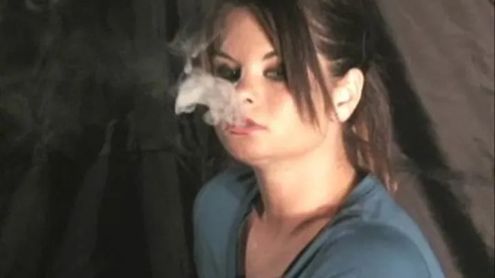 Leah Playing with Cigar Smoke Pt. 2-DIVX