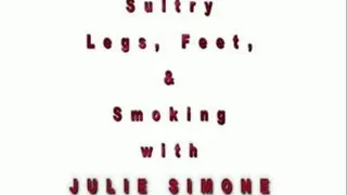 Julie Simone Smoking Pantyhose